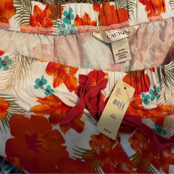 Cacique Set of 2 Capri PJ Pants 18/20 - Picture 5 of 5